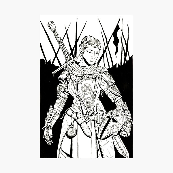 The Warrior Princess Photographic Print