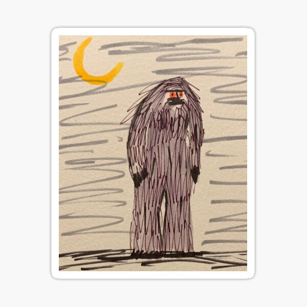 Item preview, Yucca Man at Night designed and sold by KKatFineArt.