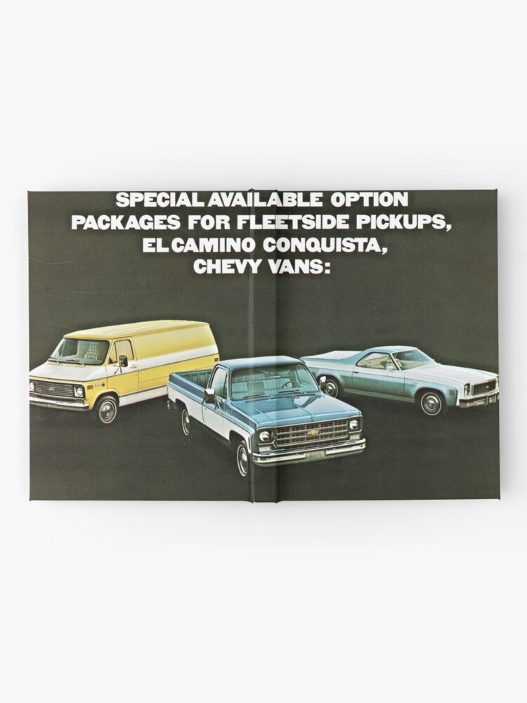 Alternate view of Chevrolet Truck Bonanza Program Models advertisement 1977 Hardcover Journal