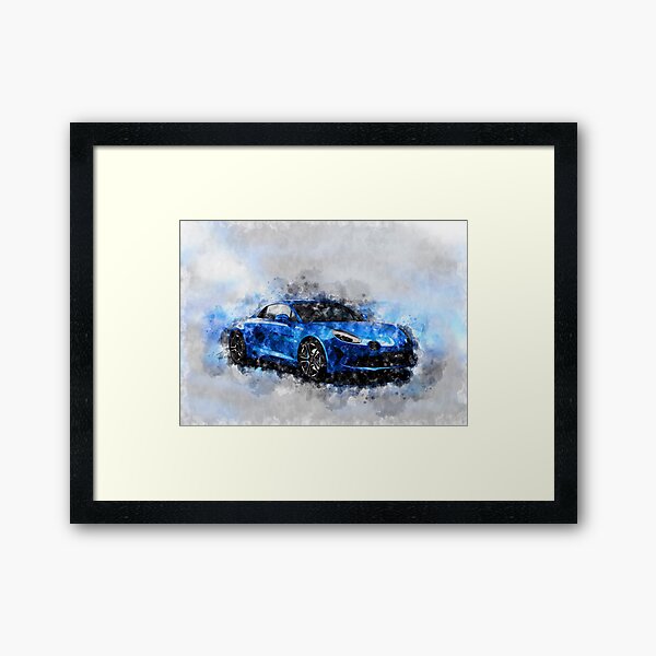 New Renault Alpine A110 Framed Art Print