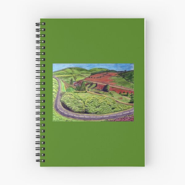 Item preview, 476 - HORSESHOE PASS, NEAR LLANGOLLEN - DAVE EDWARDS - COLOURED PENCILS - 2019 designed and sold by BLYTHART.