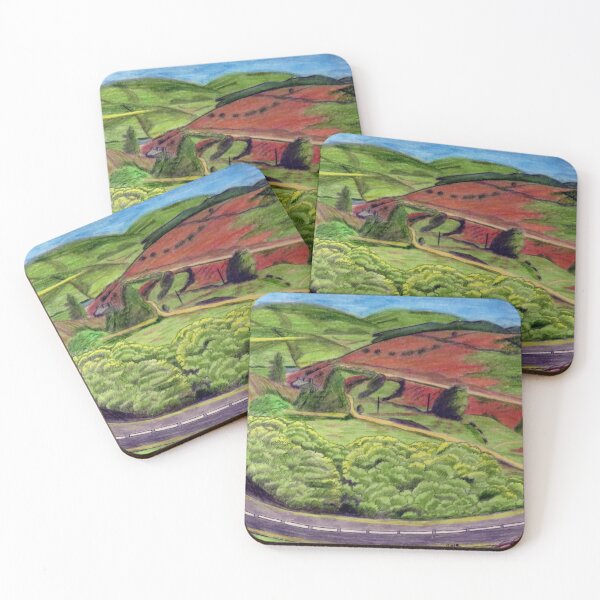 Item preview, 476 - HORSESHOE PASS, NEAR LLANGOLLEN - DAVE EDWARDS - COLOURED PENCILS - 2019 designed and sold by BLYTHART.