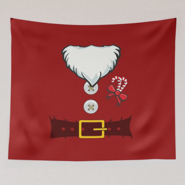 Item preview, Santa Costume Funny Christmas Grandpa with White Beard  designed and sold by alenaz.