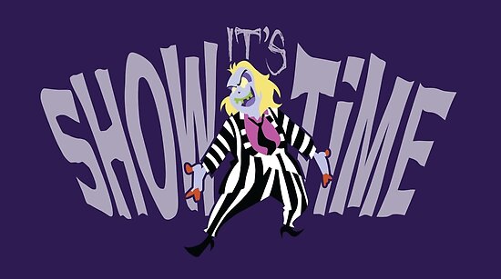 "BeetleJuice: It's SHOWTIME!" Posters by smilobar | Redbubble