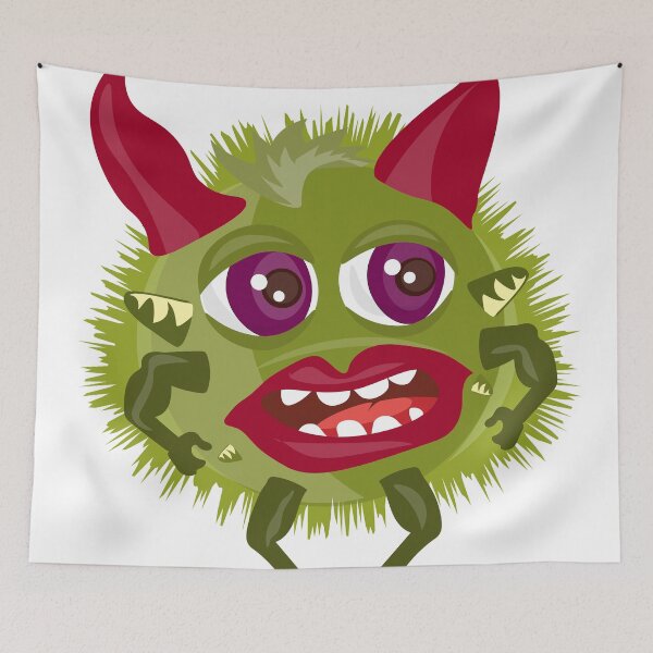 Item preview, Funny Green Monster designed and sold by MclaughlinGifts.