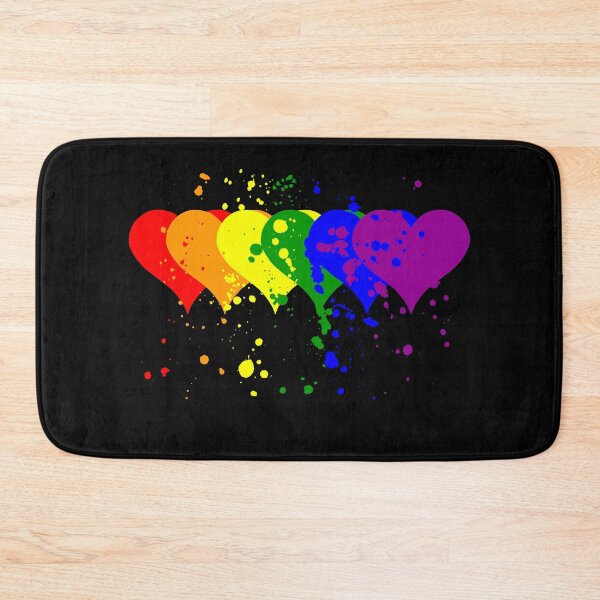 Item preview, LGBT Colorful Heart Symbol Lesbian Gay Bi Gift designed and sold by Weilichesmag.