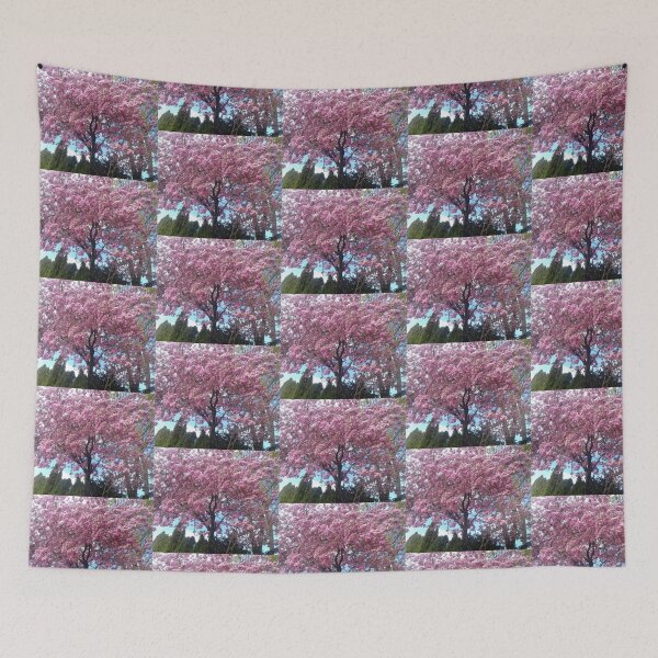 Item preview, Pink flowers, tree, nature designed and sold by Sternchen2789.