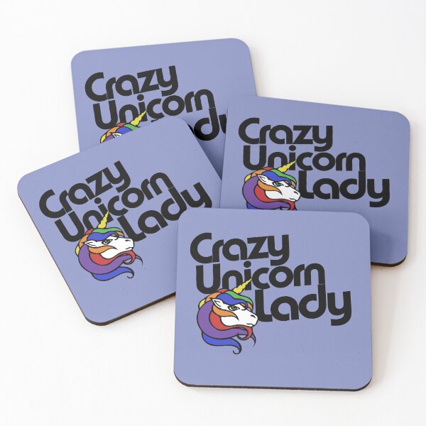 Item preview, Crazy Unicorn Lady designed and sold by FrictionMaxxing.