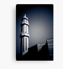 Mosque in blue Canvas Print