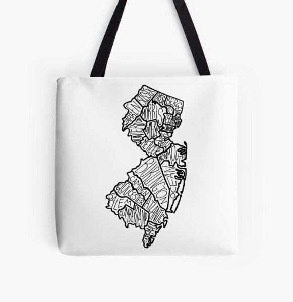 Tote: New Jersey Map – Kanibal & Co.