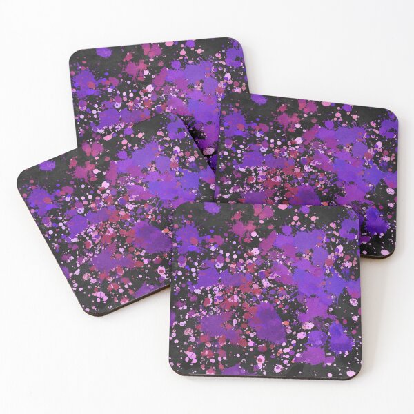 Item preview, Purple And Blue Color Splash Design designed and sold by MclaughlinGifts.
