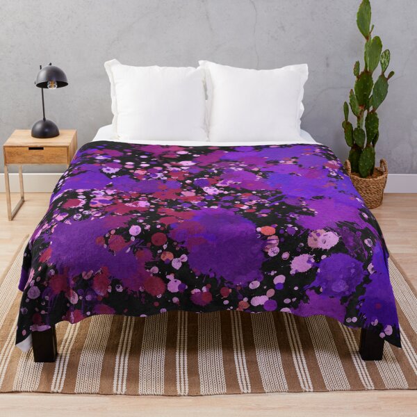Item preview, Purple And Blue Color Splash Design designed and sold by MclaughlinGifts.