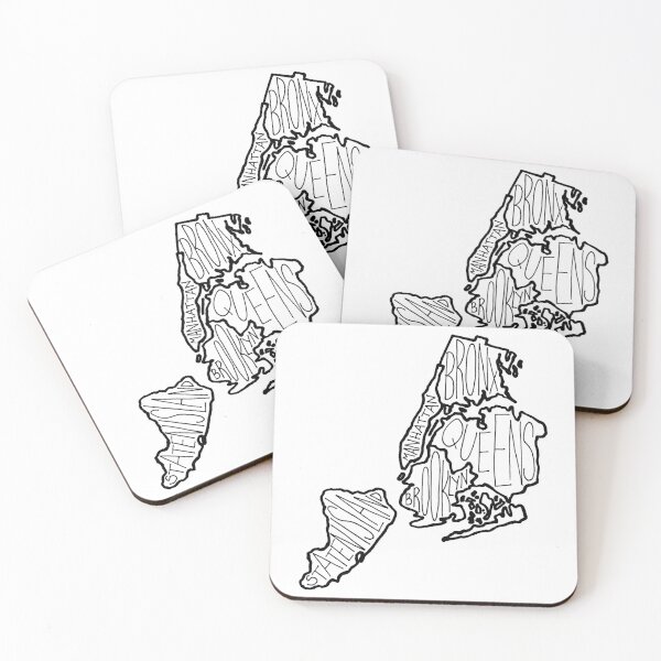 Item preview, Five Boroughs Map designed and sold by Calen  Picard-Carroll.