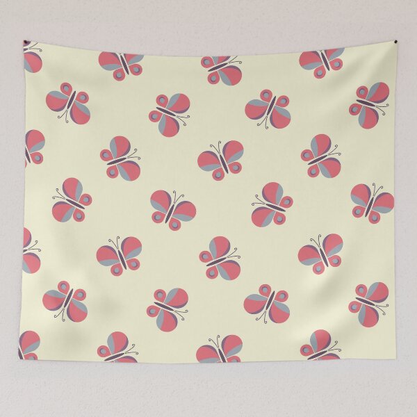 Item preview, Geometric retro butterfly vector pattern design. designed and sold by Limolida.