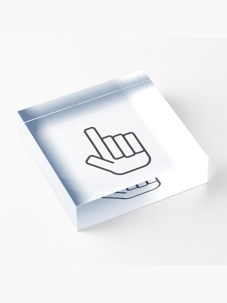 Alternate view of Foam Finger Acrylic Block