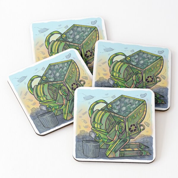 Item preview, recycling Robot designed and sold by Gammaraybots.