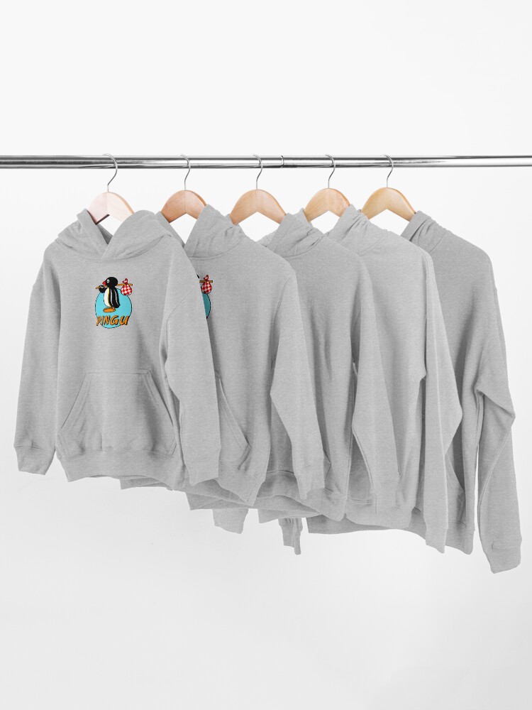 Alternate view of Pingu - TV Shows Kids Pullover Hoodie
