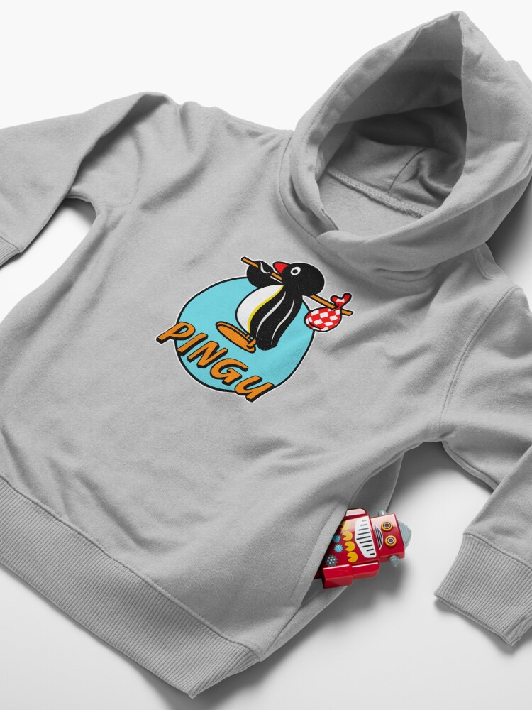 Alternate view of Pingu - TV Shows Toddler Pullover Hoodie