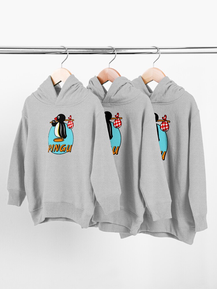 Alternate view of Pingu - TV Shows Toddler Pullover Hoodie
