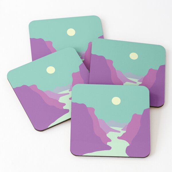 Item preview, Minimalist night landscape purple colors designed and sold by trajeado14.