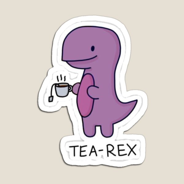 tea-rex dino sticker Magnet