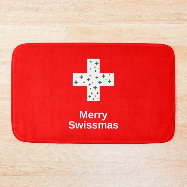 Item preview, Merry Swissmas Funny Christmas and Holiday Greetings for the Swiss and Fans of Switzerland  designed and sold by kierkegaard.