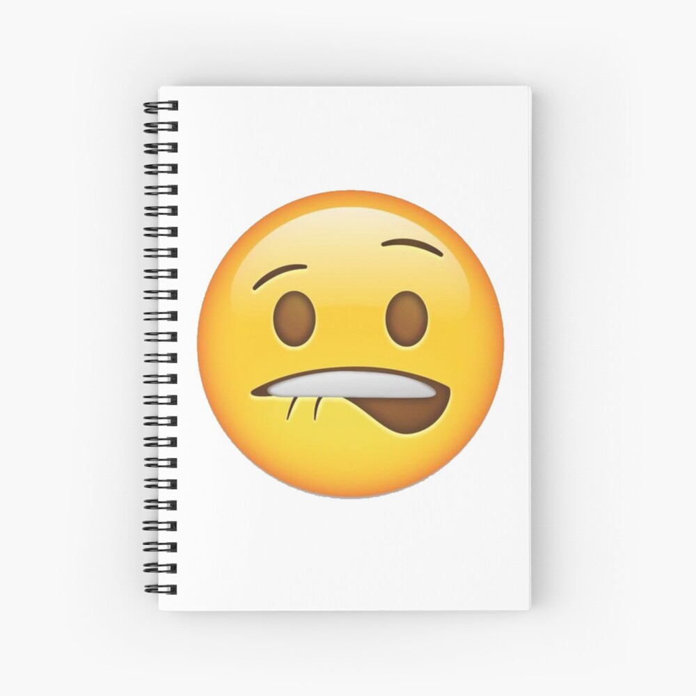 Emoji Qui Se Mord La Levre Lip Bite Emoji" Art Print for Sale by donbass | Redbubble