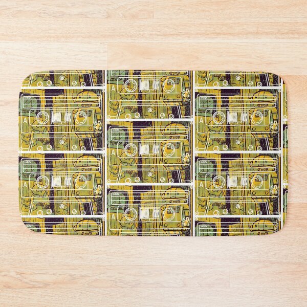 Item preview, pop-art tape cassette meet the robot designed and sold by Gammaraybots.