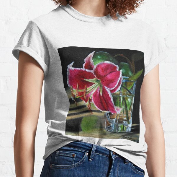 Stargazer Lily and Green Apples Classic T-Shirt