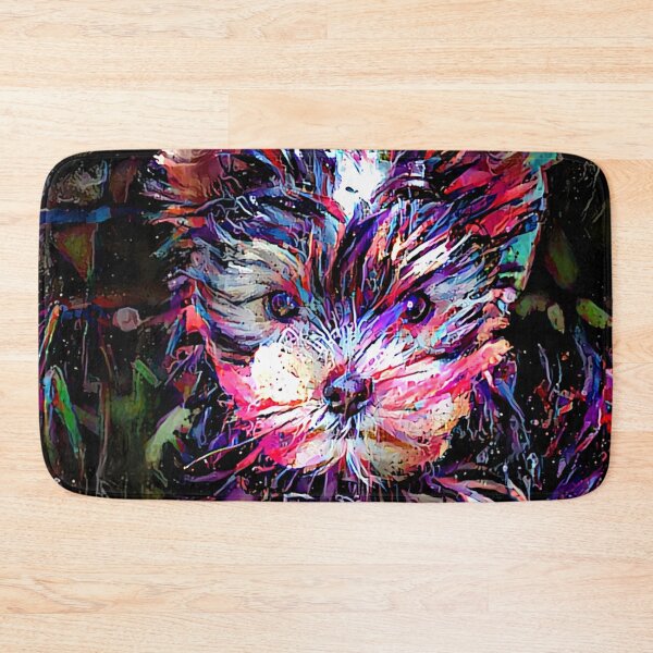 Item preview, Paintsplatter Yorkie Portrait designed and sold by Alyxandre.