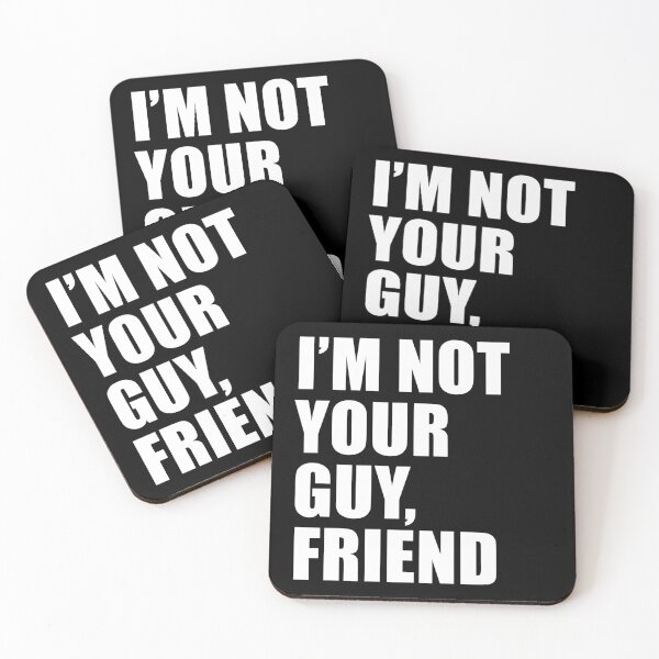 Item preview, I'm Not Your Guy (Black) designed and sold by quoteedesigns.