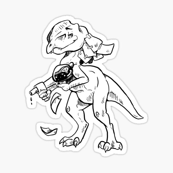 Item preview, Dilophosaurus designed and sold by itsatiepo.