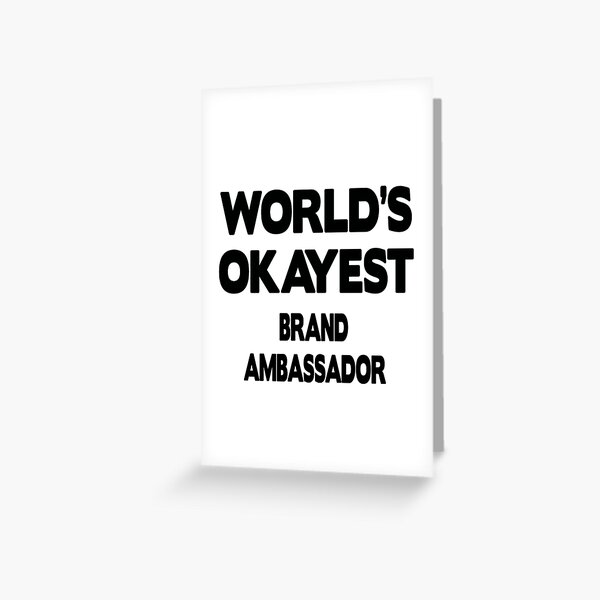 Ambassador Greeting Cards Redbubble