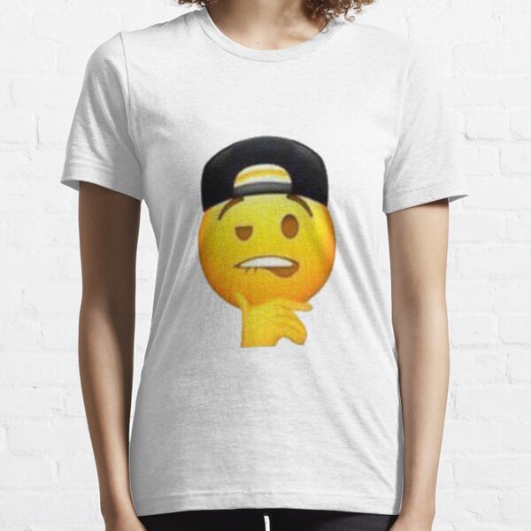 Baseball Cap Lip Bite Emoji Essential T-Shirt