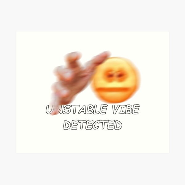 Thinking about cursed emoji hand Sticker for Sale by JanineUrban