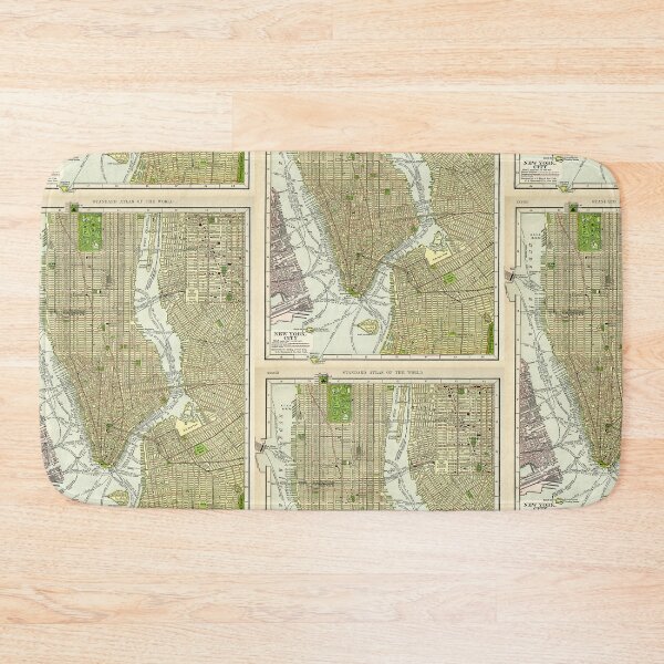 Item preview, New York Vintage Map | Full Color designed and sold by pckup.