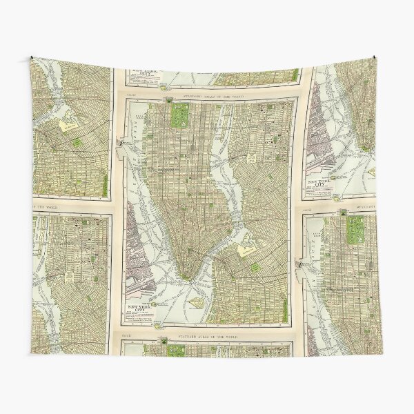 Artikel-Vorschau von New York Vintage Karte | Volle Farbe, designt und verkauft von pckup.