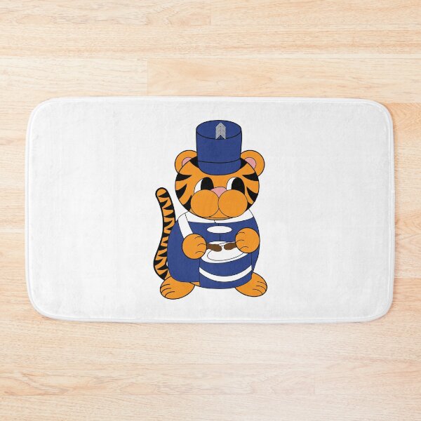 Item preview, Tiger Marching Band Drummer Blue White designed and sold by ValeriesGallery.