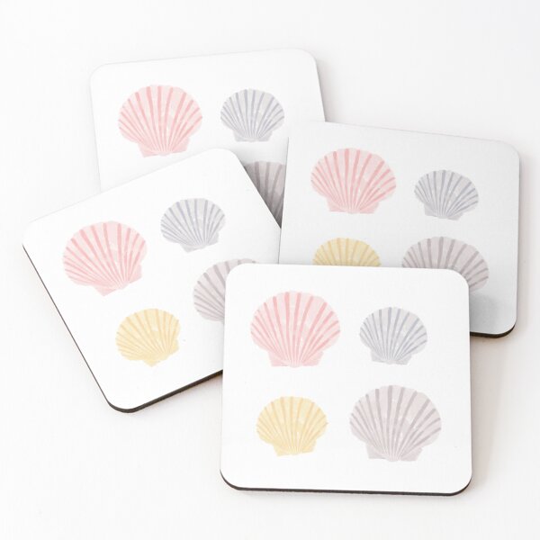 Item preview, Scallop Shell Print designed and sold by Betsy Schrock Studio on Redbubble.
