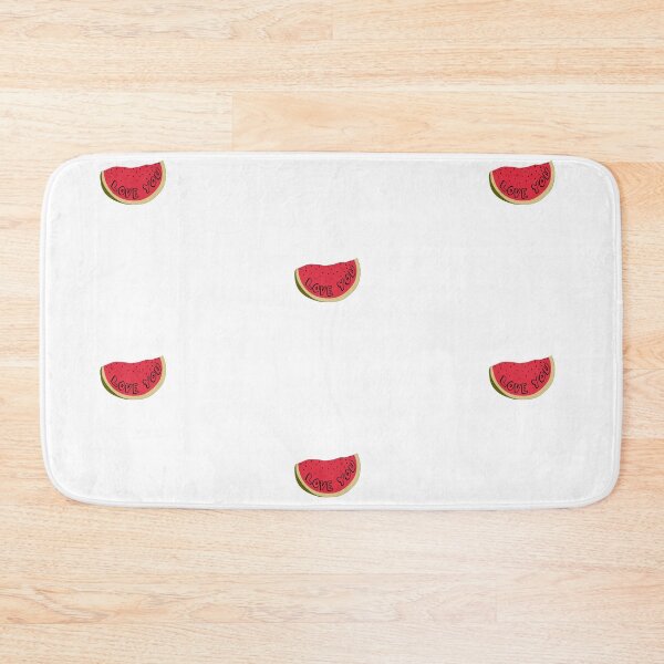 Item preview, Love you watermelon drawing designed and sold by FrizbeeEyes.