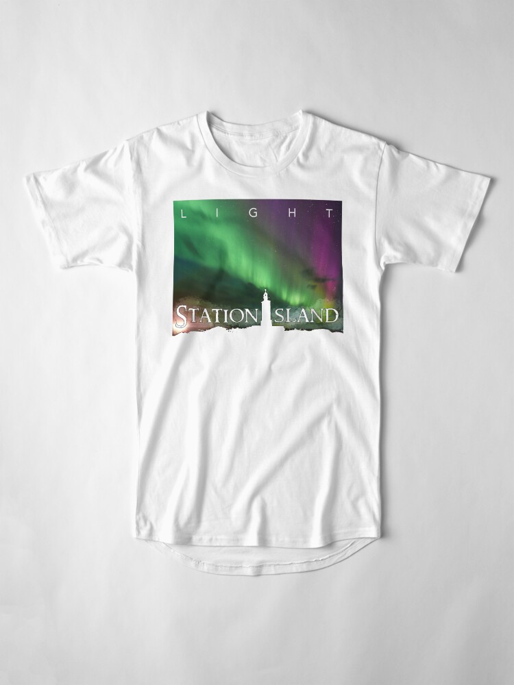 Alternate view of Station Island - Light Album Cover Long T-Shirt