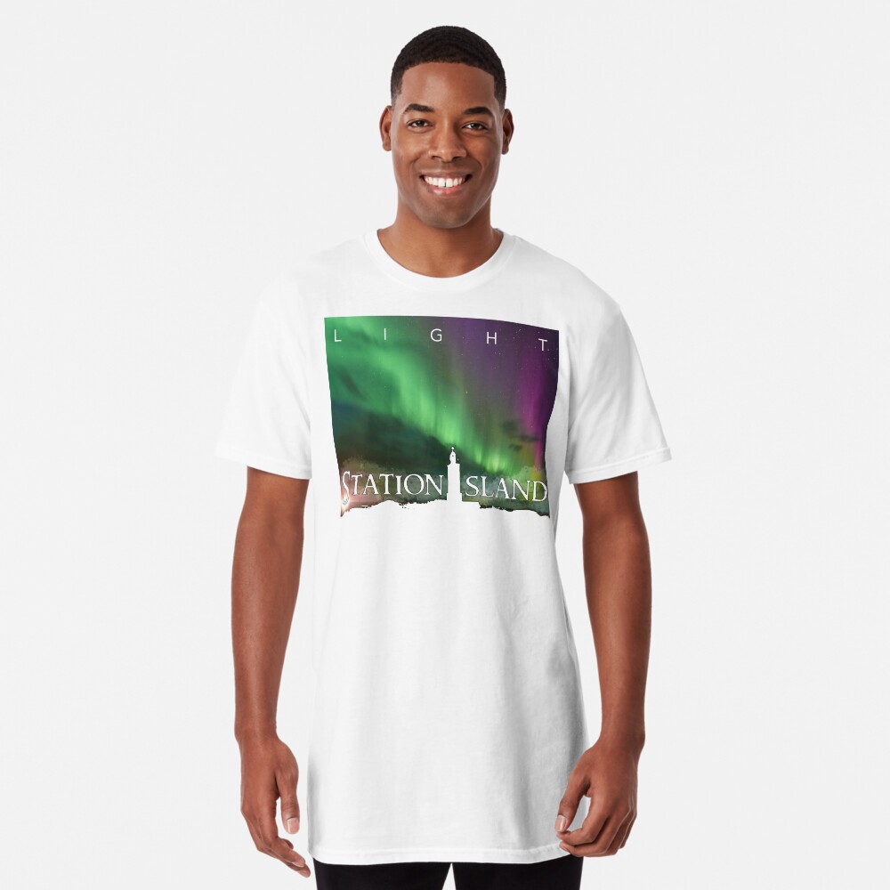 Station Island - Light Album Cover Long T-Shirt
