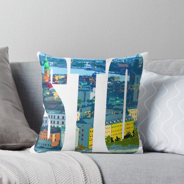 Aperçu de l'œuvre Stockholm STO | Collections de la ville créée et vendue par MWhydesigns.