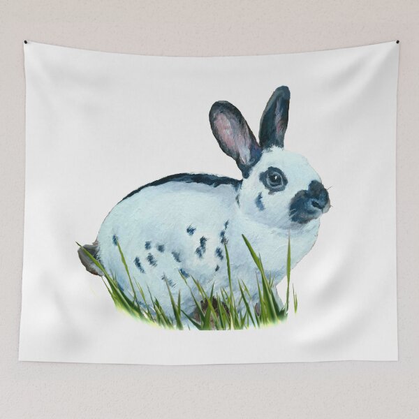 Item preview, Beautiful Cody English spot bunny  designed and sold by Studio Fluffle.
