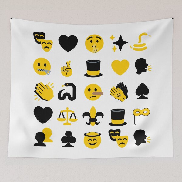 Item preview, Deceit Sanders Emoji Print designed and sold by More-Than-Kin.