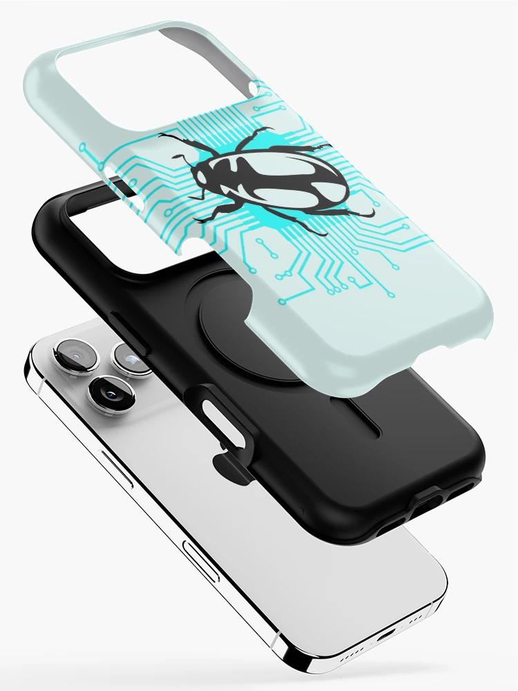Thumbnail 2 of 4, iPhone Case, Computer bug designed and sold by HotVector.