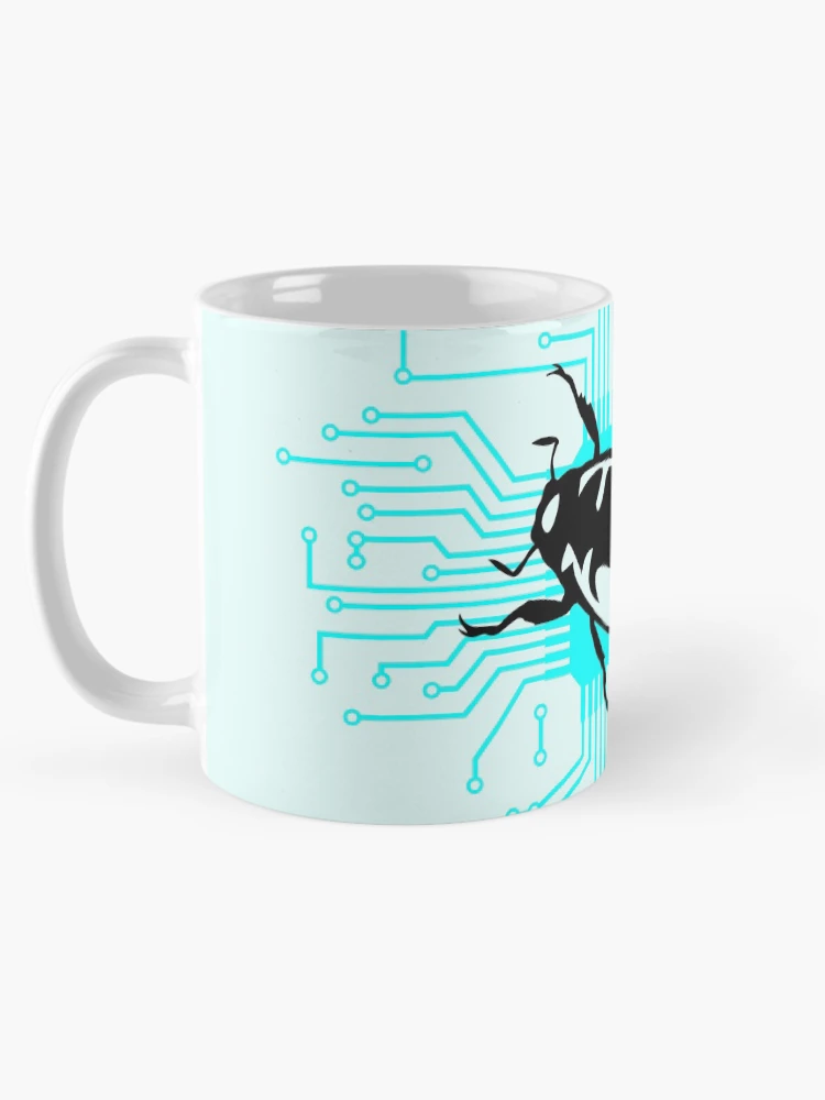 Thumbnail 5 of 6, Coffee Mug, Computer bug designed and sold by HotVector.
