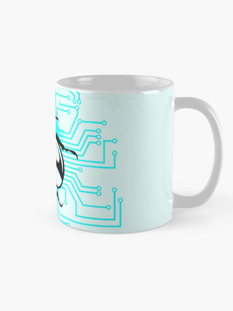 Thumbnail 3 of 6, Coffee Mug, Computer bug designed and sold by HotVector.