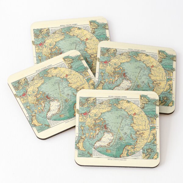 Item preview, Map of the Arctic Ocean (1906) designed and sold by allhistory.
