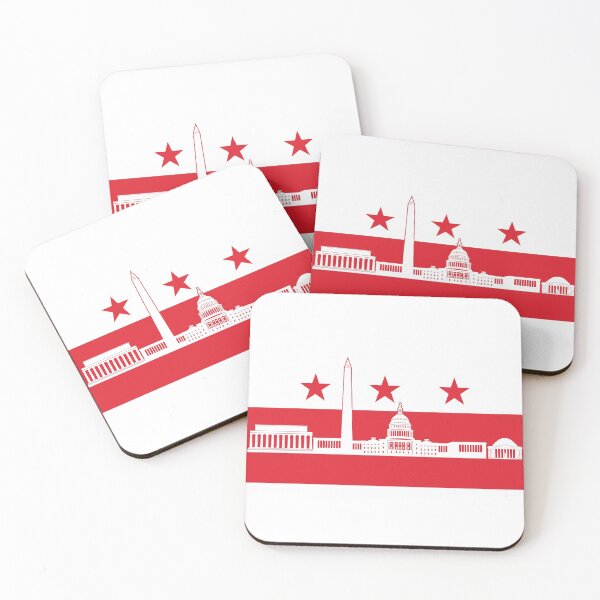Item preview, Washington DC Skyline Flag designed and sold by polliadesign.